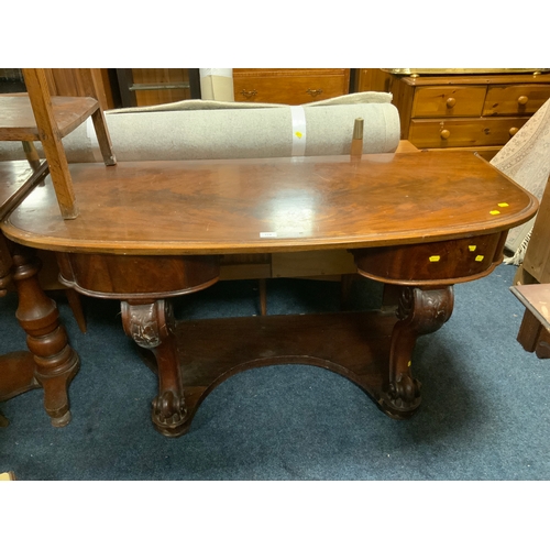 774 - A Victorian mahogany style Duchess dressing table with later top