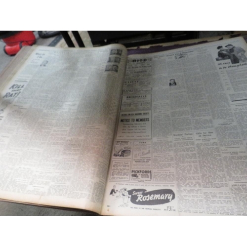 118 - South Coast Newspapers 19th & 20th century - Hastings & St. Leonards News 1859/60 1 vol
Hastings & S... 