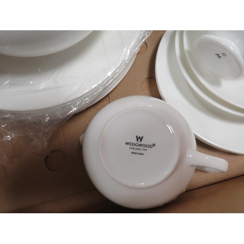 148 - A Wedgwood white bone china tea set etc