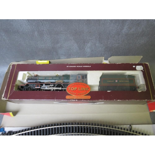 103 - BOXED HORNBY 00 GAUGE GREAT WESTERN KING GEORGE I LOCOMOTIVE AND TENDER, 4-6-0 6006, together with f... 