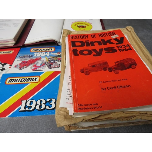 11 - A COLLECTION OF MATCHBOX MICA COLLECTORS MAGAZINES, some in folders, some loose, Matchbox Models of ... 