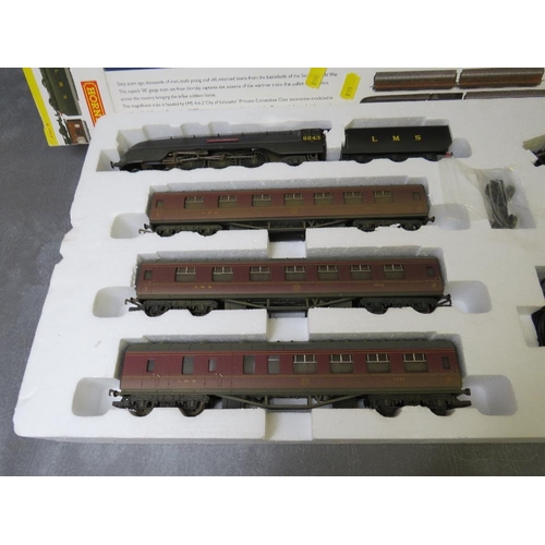 14 - BOXED HORNBY '00' GAUGE 'COMING HOME' R1060 TRAINSET, to include LMS 4-6-2 City of Lancaster Princes... 