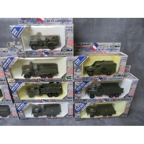 68 - TWENTY ONE BOXED SOLIDO MILITARY VEHICLES to include ten limited edition from the 50th Anniversaire ... 