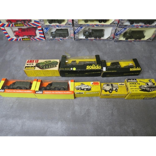 68 - TWENTY ONE BOXED SOLIDO MILITARY VEHICLES to include ten limited edition from the 50th Anniversaire ... 