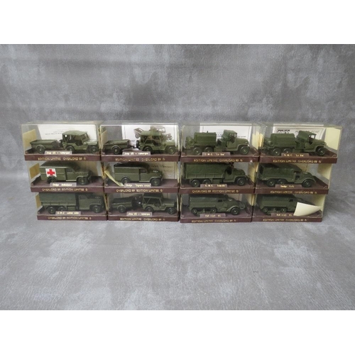 69 - TWELVE BOXED SOLIDO LIMITED EDITION OVERLORD 89 MILITARY VEHICLES