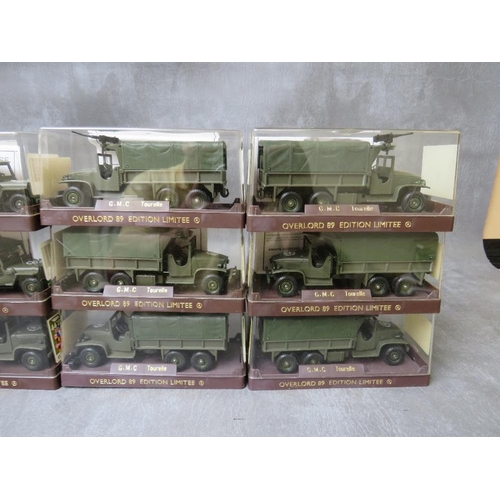 70 - TWELVE BOXED SOLIDO LIMITED EDITION OVERLORD 89 MILITARY VEHICLES