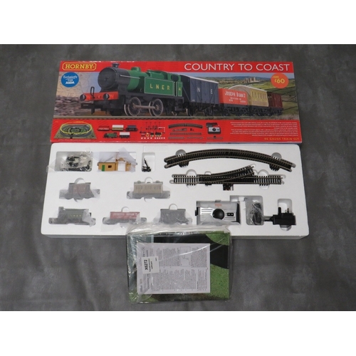 166 - BOXED HORNBY '00' GAUGE 'COUNTRY TO COAST' TRAINSET