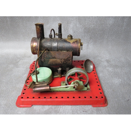 A MODEL STATIONARY LIVE STEAM ENGINE