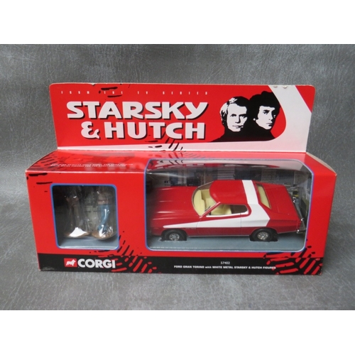 168 - A CORGI 'STARKSY AND HUTCH TV SERIES' BOX SET - S7402, Ford Gran Torino with white metal Starsky and... 