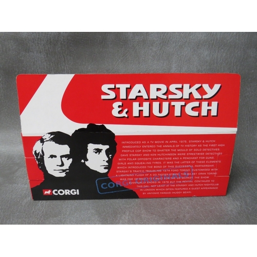 168 - A CORGI 'STARKSY AND HUTCH TV SERIES' BOX SET - S7402, Ford Gran Torino with white metal Starsky and... 