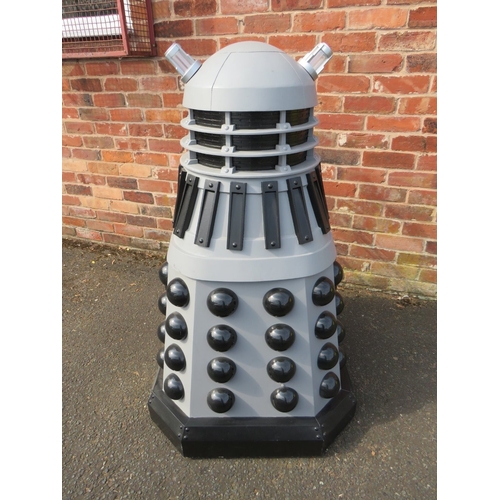 71 - DR WHO INTEREST - A THREE-QUARTER SIZE SCRATCH BUILT MODEL OF A DALEK, with illumination to 'luminos... 