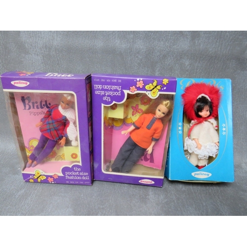 90 - A COLLECITON OF VINTAGE PALITOY  AND OTHER BOXED DOLLS, to include two Palitoy pocket dolls - Pippa ... 