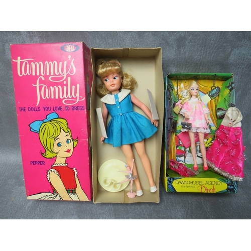 90 - A COLLECITON OF VINTAGE PALITOY  AND OTHER BOXED DOLLS, to include two Palitoy pocket dolls - Pippa ... 