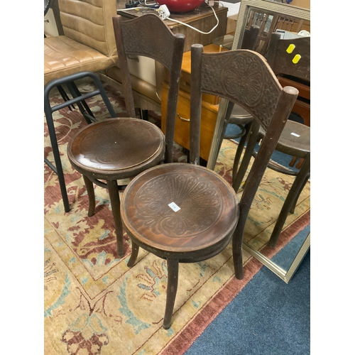 778 - A pair of Brenner bentwood chairs A/F