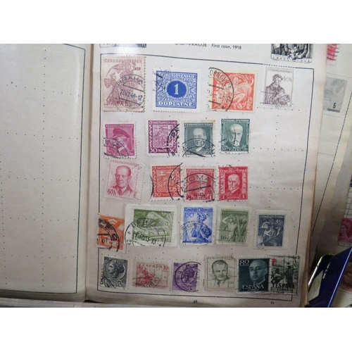 101 - A box of vintage stamps