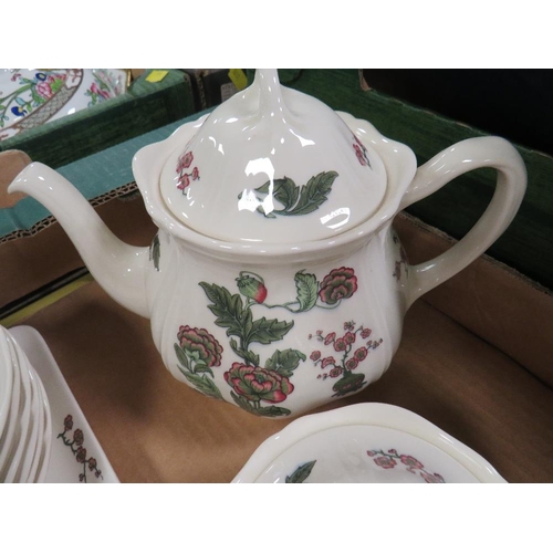 102 - A Tray of Wedgwood Mandarin tea ware (some marked as seconds)