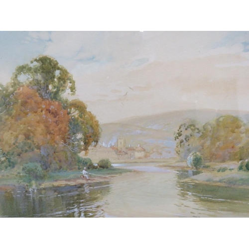 11 - Wilfred Knox unsigned framed and glazed 'On the Severn Gloucester'