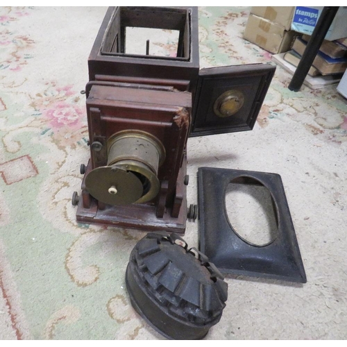 113 - A vintage magic lantern A/F