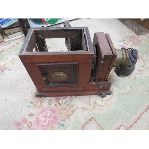 113 - A vintage magic lantern A/F