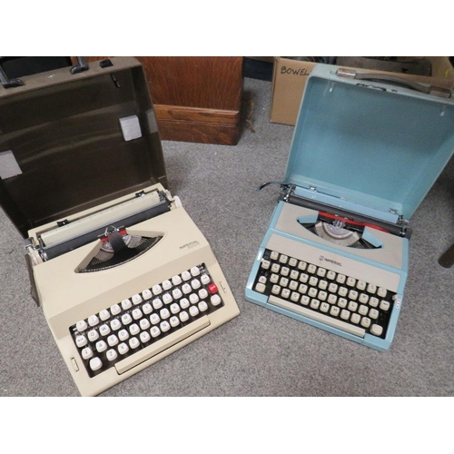 155 - Two vintage portable typewriter's