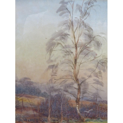 23 - William E. Wigley watercolour unsigned wooded landscape