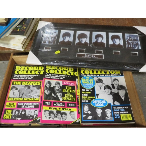 4 - A quantity of Beatles ephemera to include magazines, books and photographs with some reproduction au... 