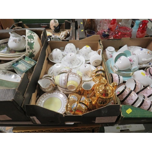 99 - Three boxes of Royal Albert Wedgwood etc