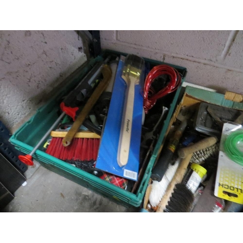 639 - A large selection of tools (crates not included)