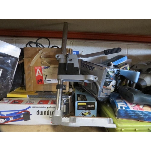 640 - A large selection of boxed and unboxed power tools etc., to include a circular saw