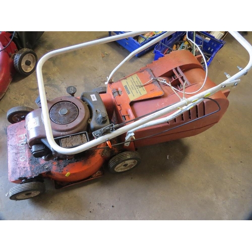 654 - A Flymo petrol lawn mower