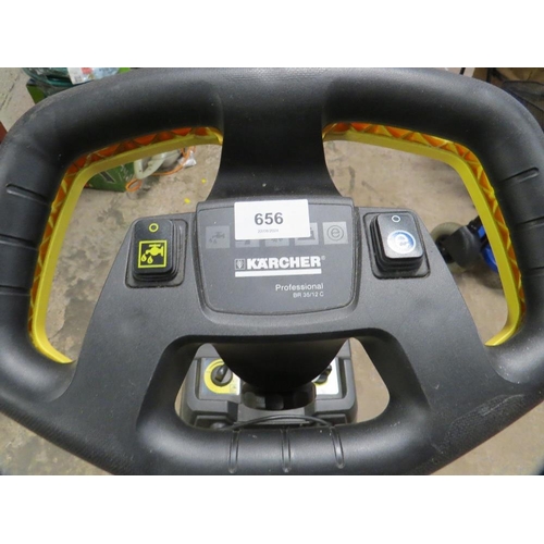 656 - A Karcher Professional floor polisher