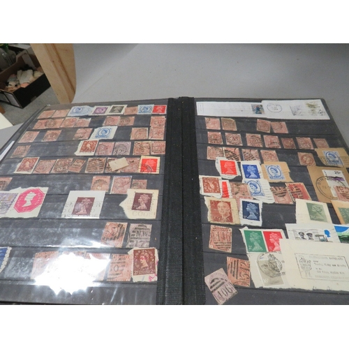 555 - A quantity of assorted early Victorian and later British stamps etc