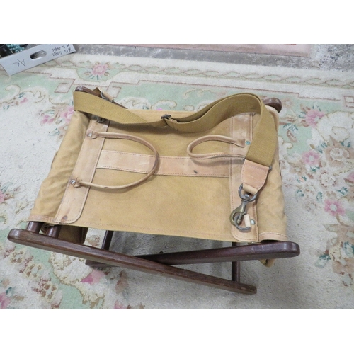 110 - A vintage 'Sandstorm of Kenya' backpack fishing stool