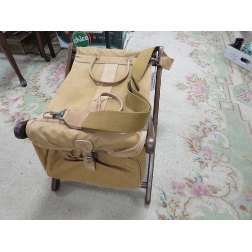 110 - A vintage 'Sandstorm of Kenya' backpack fishing stool