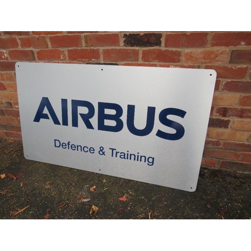 1 - A large aluminium fronted Airbus sign