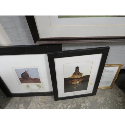 14 - A selection of framed and glazed pictures and prints to include limited edition examples