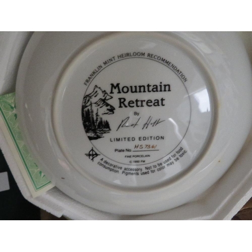 68 - A box of franklin mint limited edition plates