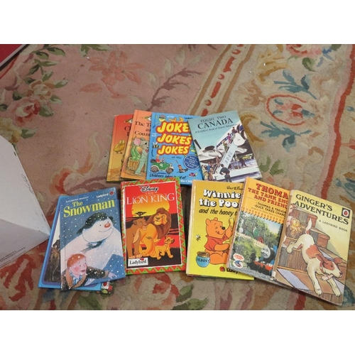 74 - A tray of vintage ladybird books