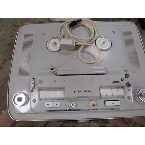 76 - A Grundig reel to reel and accessories