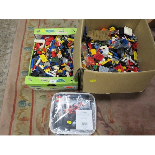 77 - A quantity of Lego