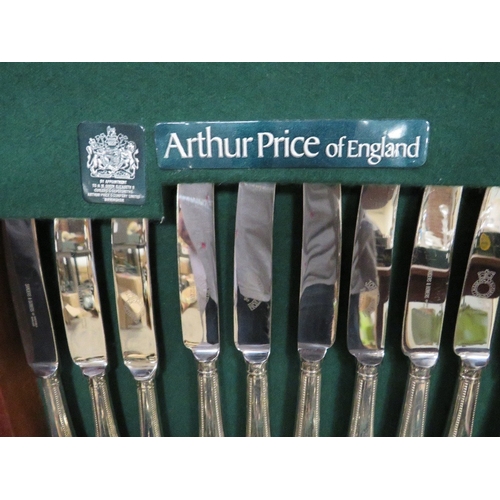 53 - An Arthur Price canteen of cutlery (contents unchecked)