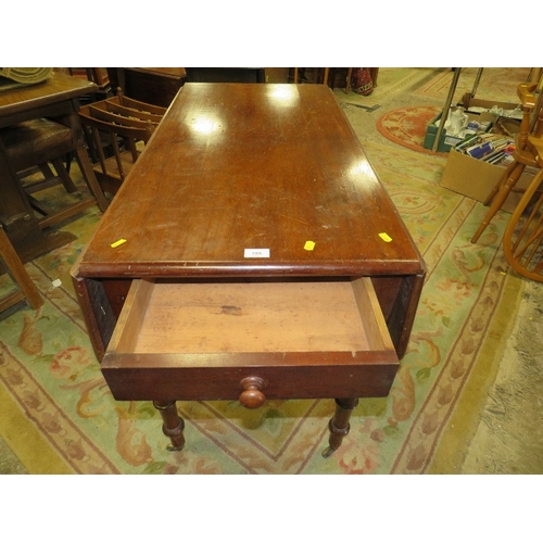 785 - An antique mahogany pembroke table