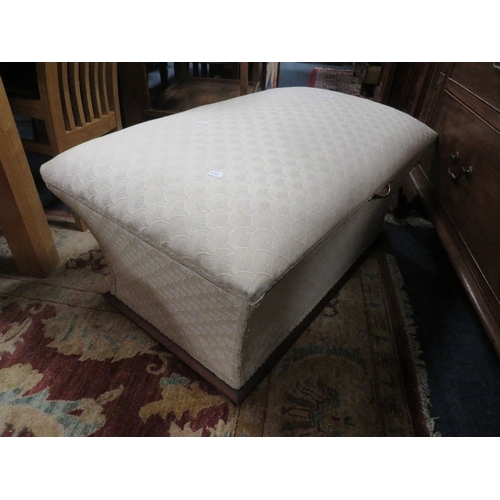 790 - An antique upholstered ottoman