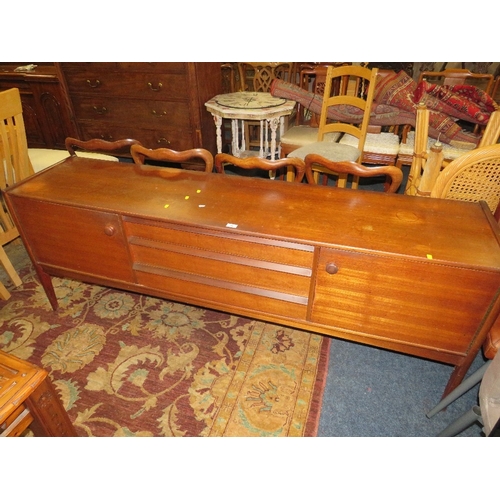 795 - A Younger Ltd mid-century teak sideboard W 198 cm