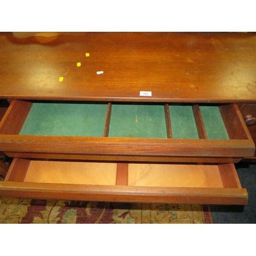 795 - A Younger Ltd mid-century teak sideboard W 198 cm