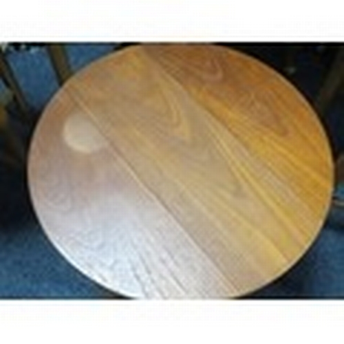 811 - A retro teak nest of three tables