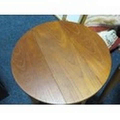 811 - A retro teak nest of three tables