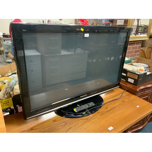 734 - A Panasonic 41” flatscreen television with remote