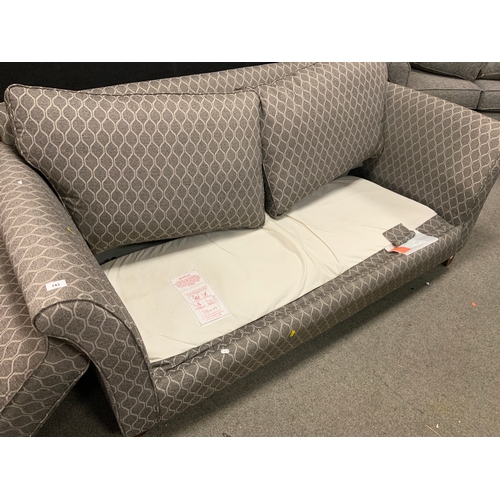 743 - A modern upholstered sofa bed