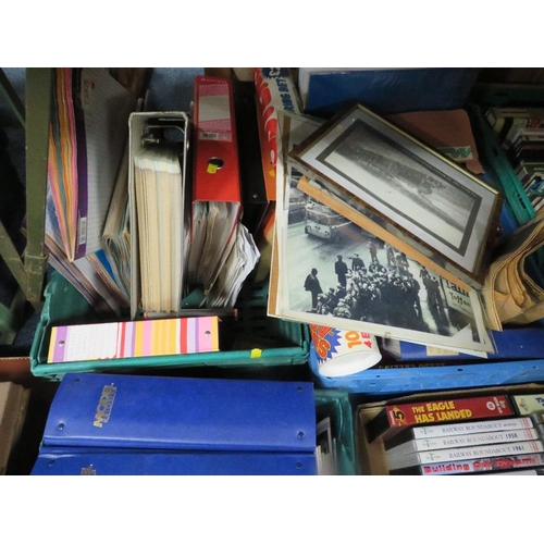 130 - A large quantity of bus, train and tram ephemera to include books, scrapbooks, photograph albums etc